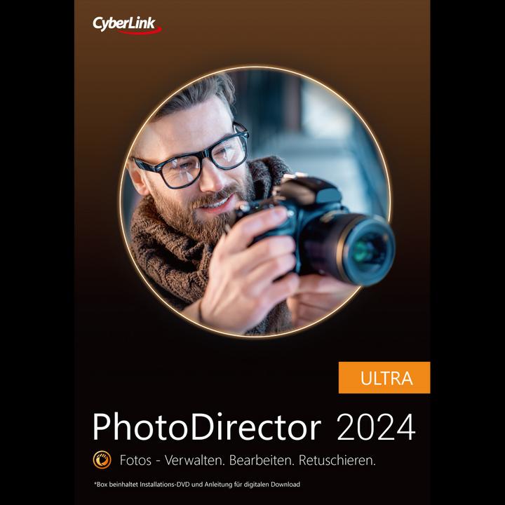 Produktbild CyberLink PhotoDirector 2024 Ultra ESD Download Code (1 User, 1 Geräte/User, unbegrenzt)