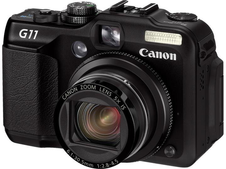 Produktbild Canon PowerShot G11, 10 MPixel, 5x WW-Zoom, Schwarz (1/1.7 ")