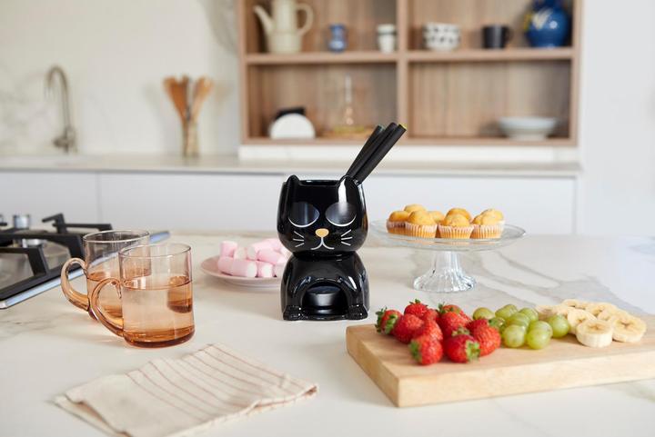Actual product image Balvi WAKE CAT chocolate fondue set (Chocolate fondue)