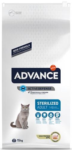 Actual product image Advance Sterilized Adult with turkey and barley 15kg (Adult, 1 pcs., 15100 g)
