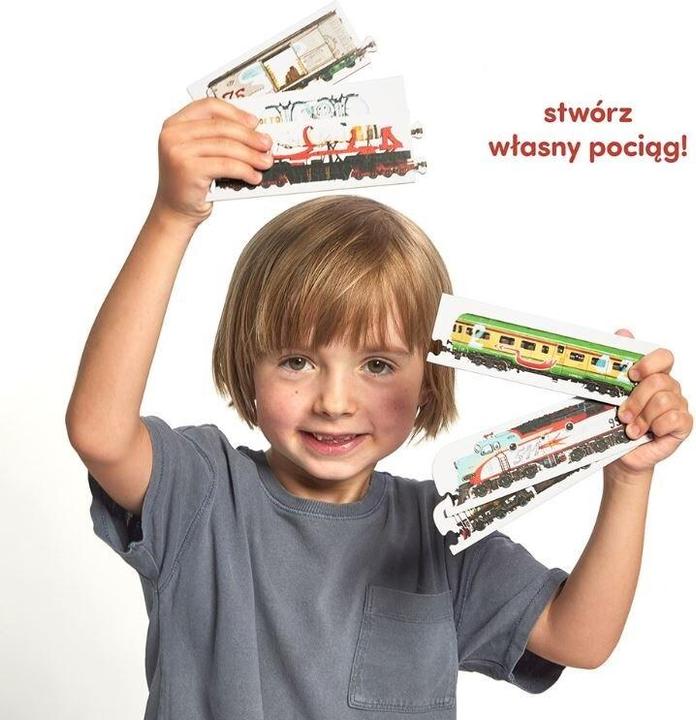 Immagine prodotto Czuczu Puzzle bifacciale - Treni (5 pezzi)