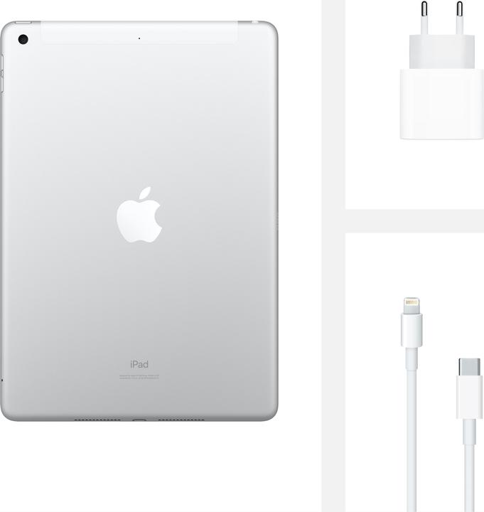 Produktbild Apple iPad 2020 (8. Gen) (4G, 10.20", 32 GB, Silber)