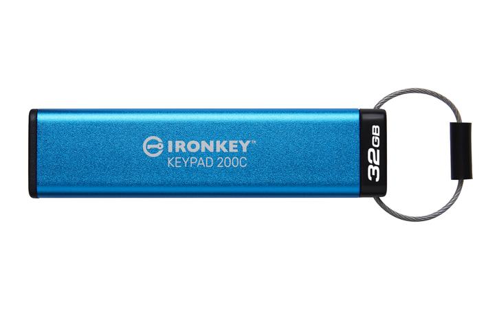 Productafbeelding Kingston Stick IronKey Keypad 200C 32GB veilig (32 GB, USB-C)