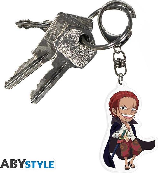 Actual product image ABYstyle ONE PIECE: RED - Acryl Keychain - Shanks X4