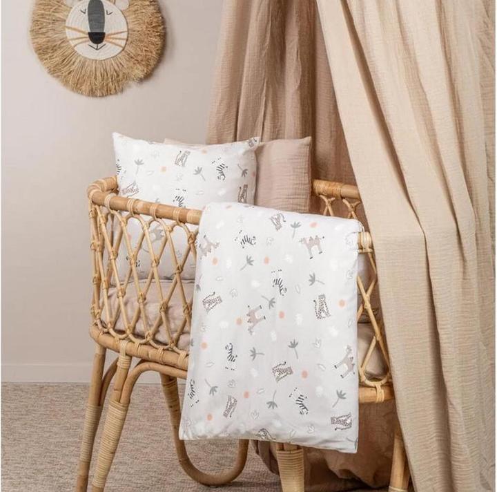 Produktbild Julius Zöllner Kinderbettwäsche Jersey Savanne Beige 100 x 135 + 40 x 60 cm