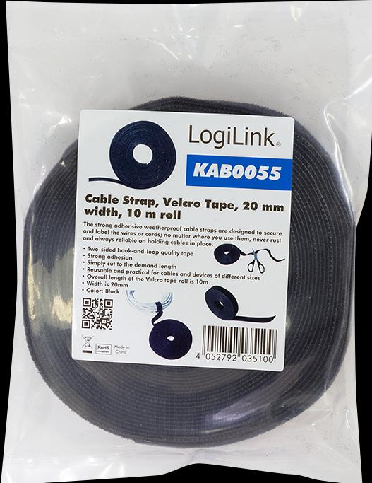 Actual product image LogiLink Velcro tape roll (20 mm)