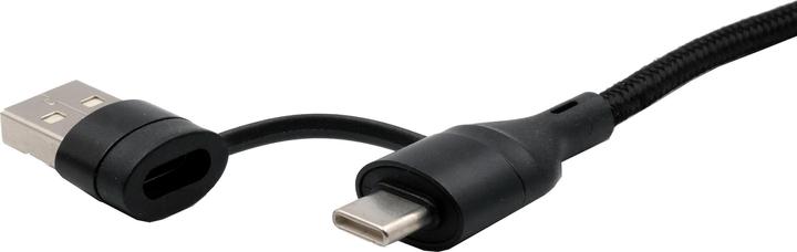 Actual product image Exsys 2-to-3 USB charging and data cable (1 m, USB 2.0)