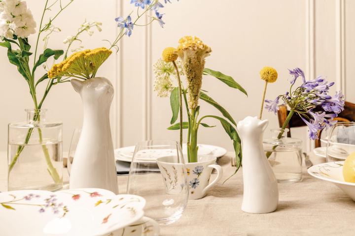Produktbild Hutschenreuther Katzen-Vase - Weiss - Vase 20 cm (1 x)