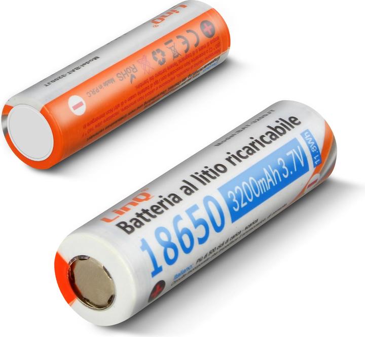 LinQ 18650 3200mAh / 3.7V (2 pcs., 18650, 3200 mAh)