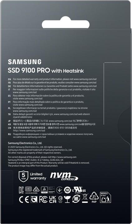 Immagine prodotto Samsung 9100 PRO with Heatsink (2000 GB, M.2 2280)