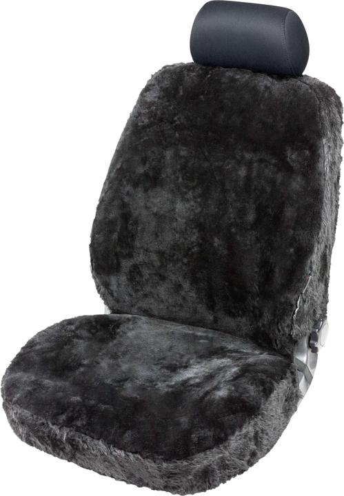 Produktbild Walser Autositzbezug Monette Lammfell und Webpelz 12-14 mm schwarz Zipp-It