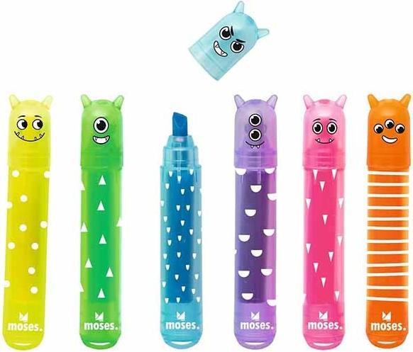 Immagine prodotto Leuchtstift Monster Mini-Marker (Multicolore, 6 x)