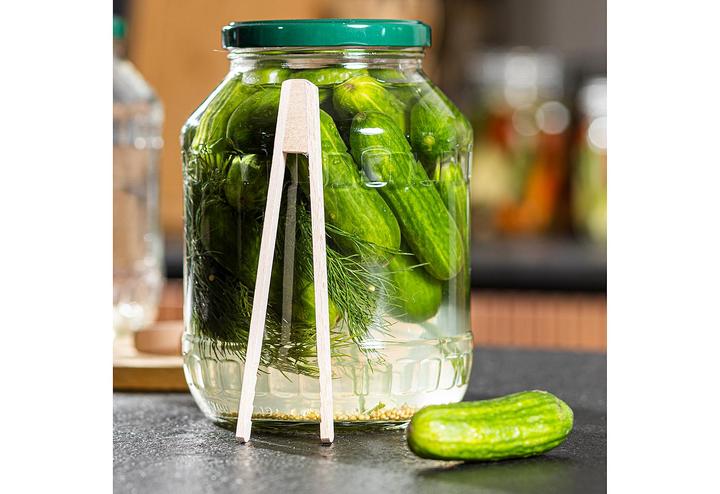 Actual product image Childhome HI Cucumber jar with tongs 2650ml (6 pcs., 2.65 l)