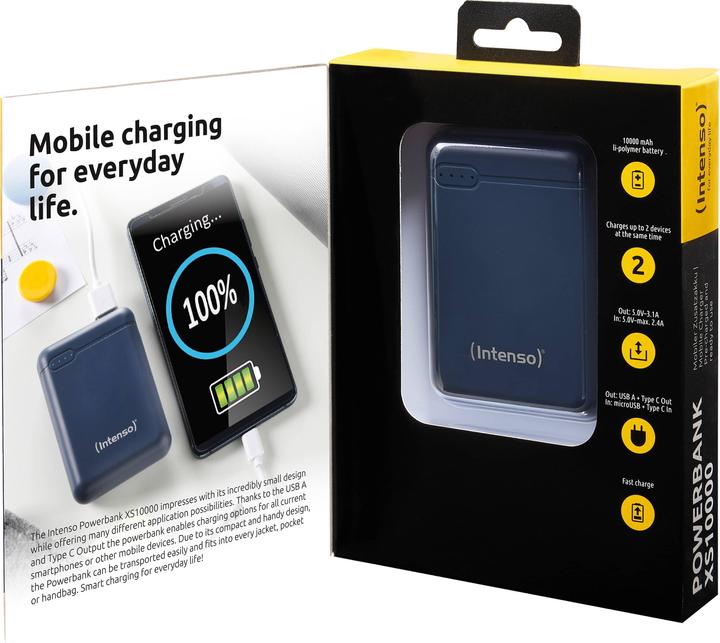 Image du produit Intenso XS10000 (10000 mAh, 37 Wh)