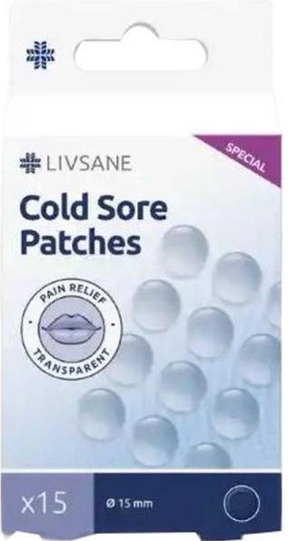 Livsane Lippenherpes-Pflaster (15 x)