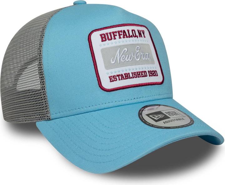 Produktbild New Era A-Frame Trucker Cap - Brand Patch Sky Blue (One Size)