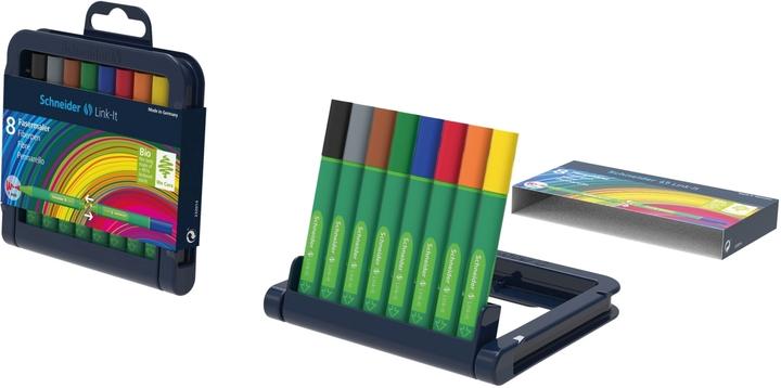 Image du produit Schneider Feutres de coloriage - Link-It - étui de 8 pièces (Multicolore, 8 x)