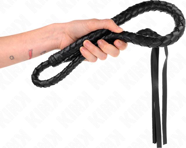 Actual product image Pipedream Kink - Long Whip With Beads 110 cm
