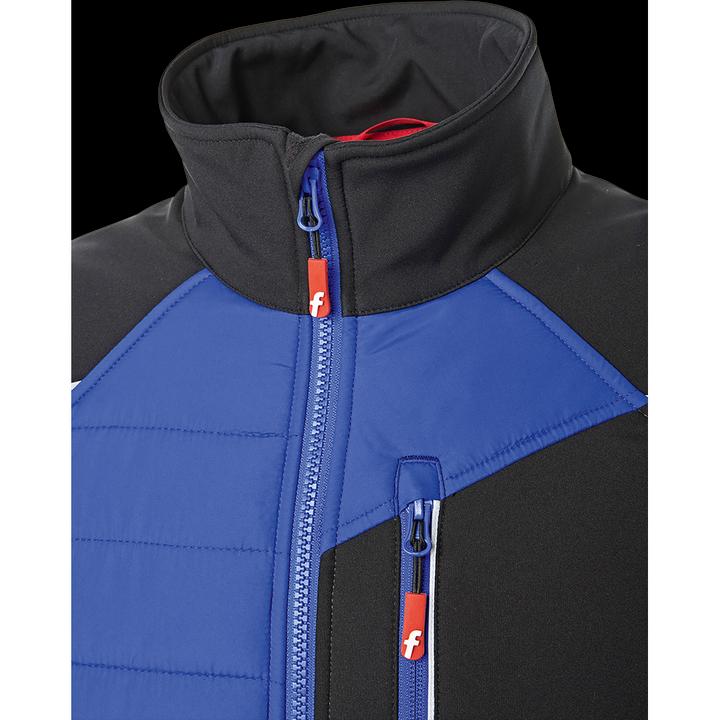 Actual product image Magni Hybrid quilted jacket cornflower blue/black size XL Fortis Elements (XL)