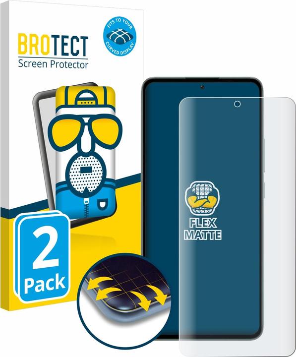 Actual product image BROTECT Full Cover Matte Screen Protector (2 Piece, Xiaomi 13T Pro)