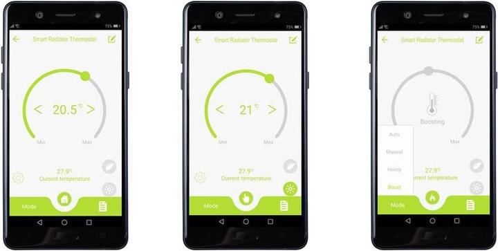 Image du produit Sygonix SY-5994066 Thermostat de radiateur sans fil électronique 5 à 30 °C