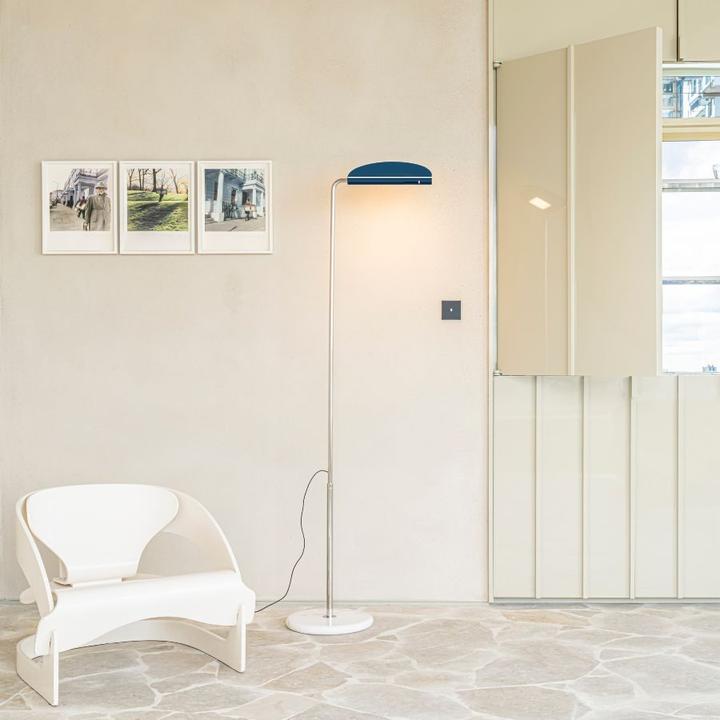 Produktbild DCW éditions Mezzaluna Stehleuchte White Marble/White (6000 lm)