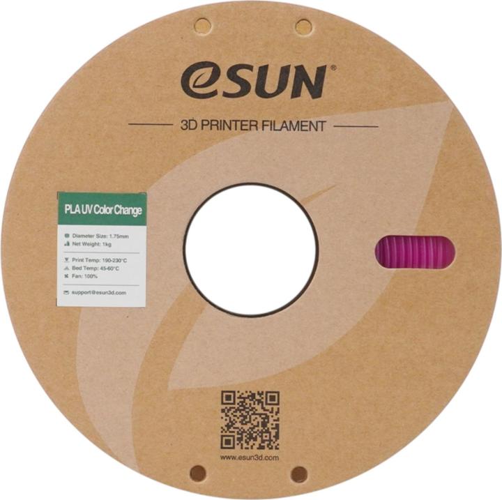 Actual product image eSUN PLA UV 1,75mm FUCHSIA 1kg (PLA, 1.75 mm, 1000 g, Violet)