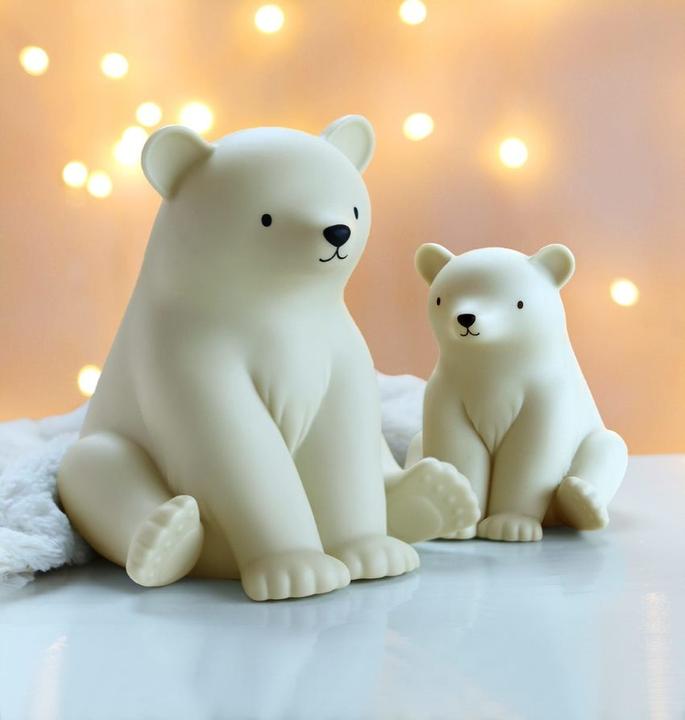 Actual product image A Little Lovely Company Kids night light polar bear mini