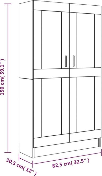 Produktbild VidaXL Gilvarry (82.5 x 30.5 x 185.5 cm)