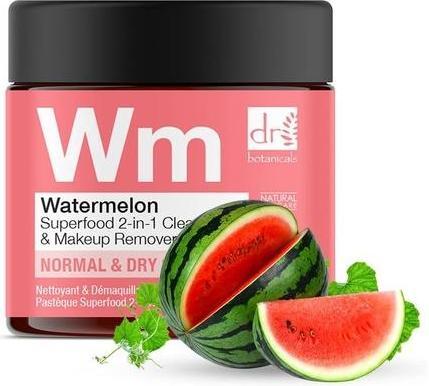 Actual product image Dr Botanicals WATERMELON SUPERFOOD 2-in-1 cleanser & makeup remover 60 ml (Make-up remover, 60 ml)