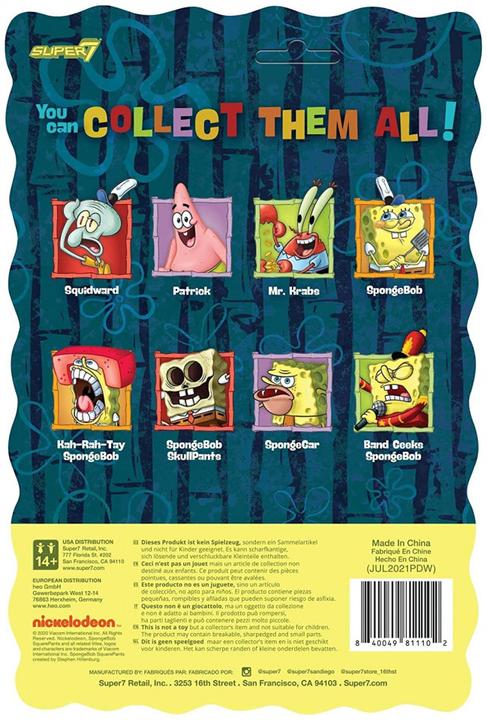 Produktbild Super7 SpongeBob Schwammkopf - Band Geeks: SpongeBob