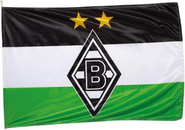 Produktbild Borussia Mönchengladbach Borussia M'Gladbach Hissfahne "Logo" 150x100 150x100