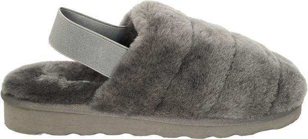 Actual product image Prima Ballerina Eva Grey lambskin slippers (38)