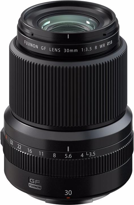 Fujifilm Fujinon GF 30mm f/3.5 R WR (Fujifilm Fujinon GF, Format moyen)
