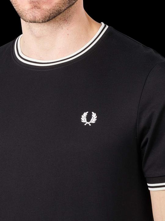 Immagine prodotto Fred Perry Maglietta con doppia punta nera (XL)