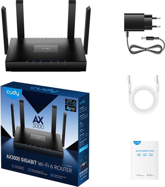Actual product image Cudy AX3000 Mesh WR3000