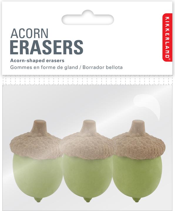 Produktbild Kikkerland Acorn Erasers