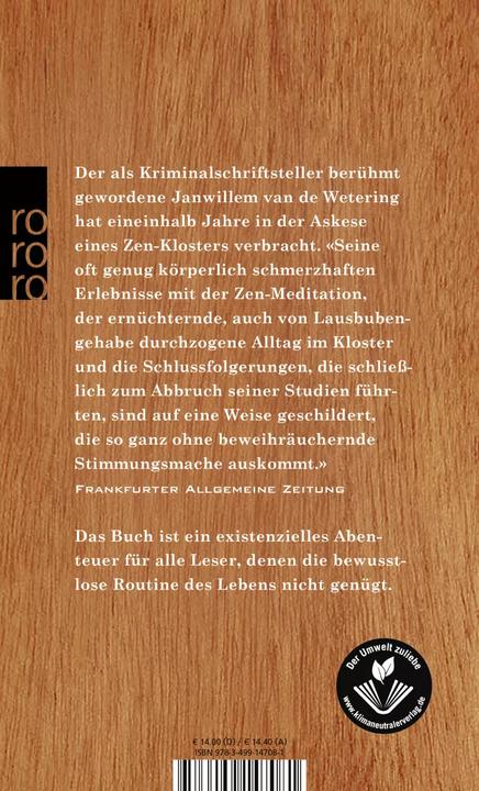 Produktbild Der leere Spiegel (Deutsch, Janwillem van de Wetering, 1981)