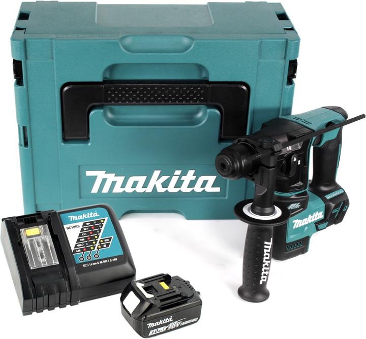 Produktbild Makita DHR 171 RF1J Akku Bohrhammer Brushless SDS Plus 18V 1,2J + 1x Akku 3,0Ah + Ladegerät + Makpac (Akkubetrieb)