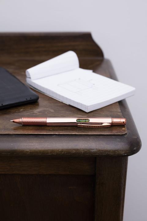 Actual product image Kikkerland Multi Tool Pen 3 In 1 (Copper)