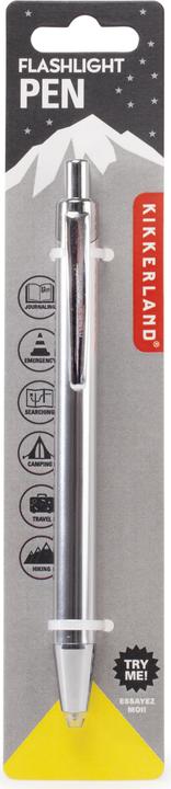 Actual product image Kikkerland Light Up Pen (Silver)