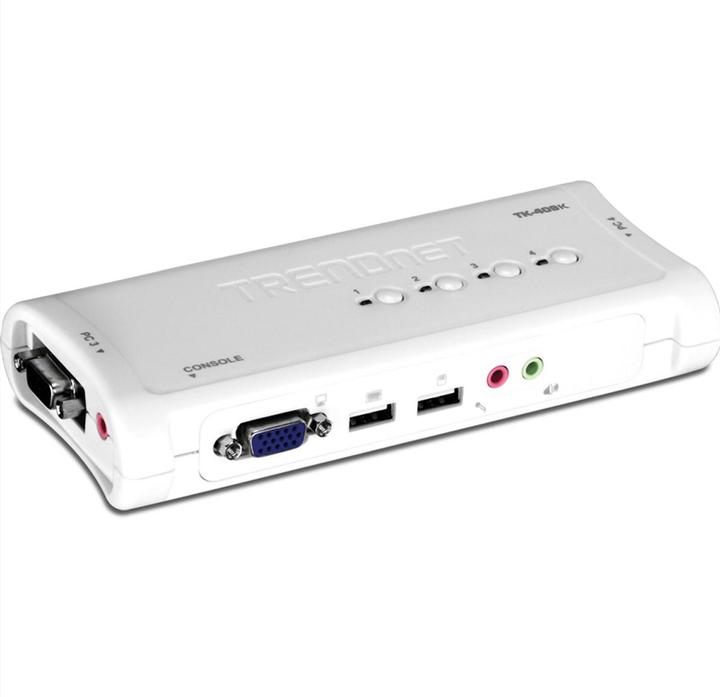 Immagine prodotto Trendnet Kit KVM TK-409K a 4 porte USB con audio