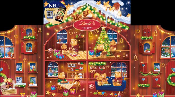 Immagine prodotto Lindt Calendario dell'Avvento con gli orsetti (128 g)