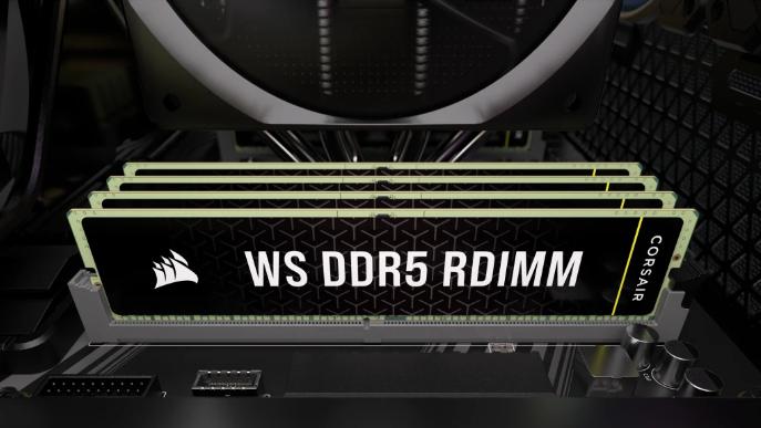 Image du produit Corsair DDR5, 5600MT/s 256GB 8x32GB RDIMM, Hynix Die, Dual Rank, 40-40-40-77, AMD EXPO & Intel XMP, WS DDR5 (8 x 32GB, 5600 MHz, RAM DDR5, DIMM)