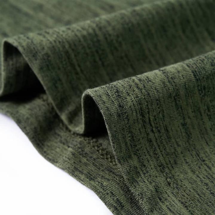 Immagine prodotto VidaXL Camicia da bambino a maniche lunghe Khaki Melange 140,Materiale: 80 (140)