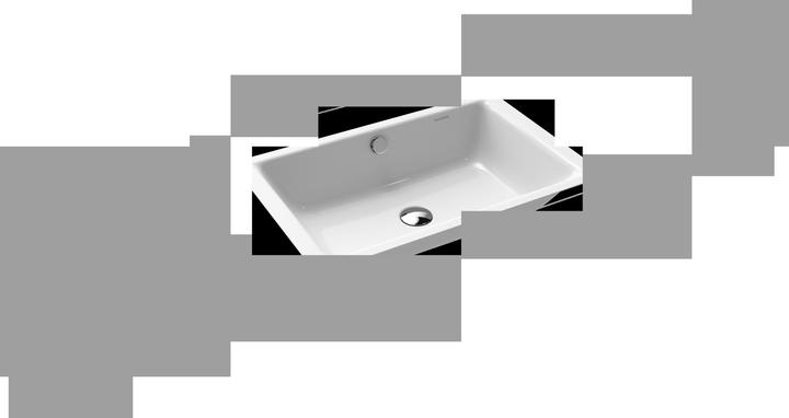 Actual product image Kaldewei Puro Undercounter wash basin 3160 600x385 mm, without tap hole (722 mm, 600 mm)