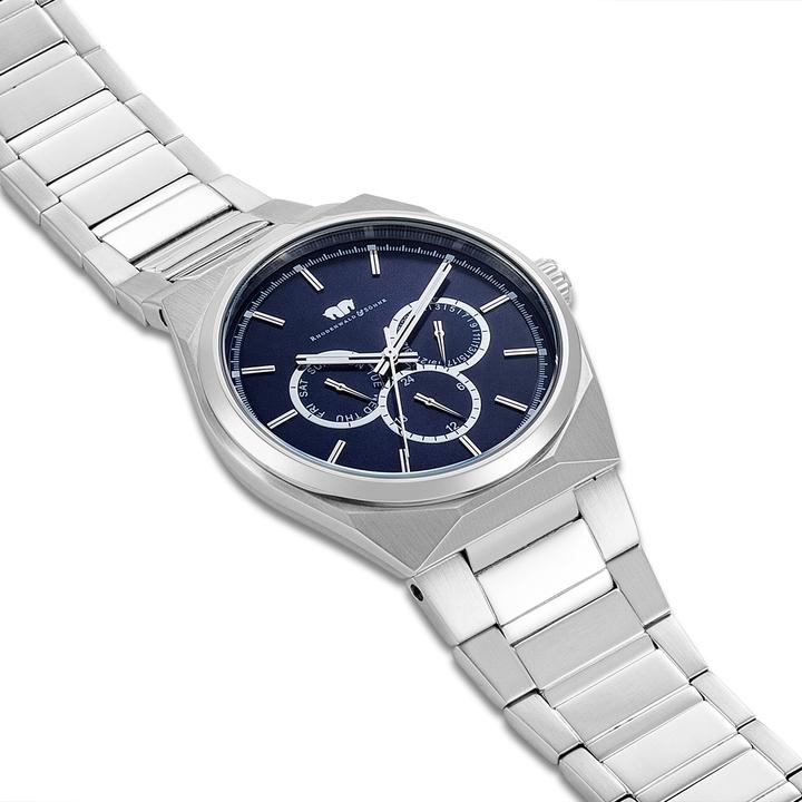 Immagine prodotto Uomo Multifunzioni Cooledge Acciaio inossidabile Argento - 5608 (Orologio da polso analogico, 42 mm)