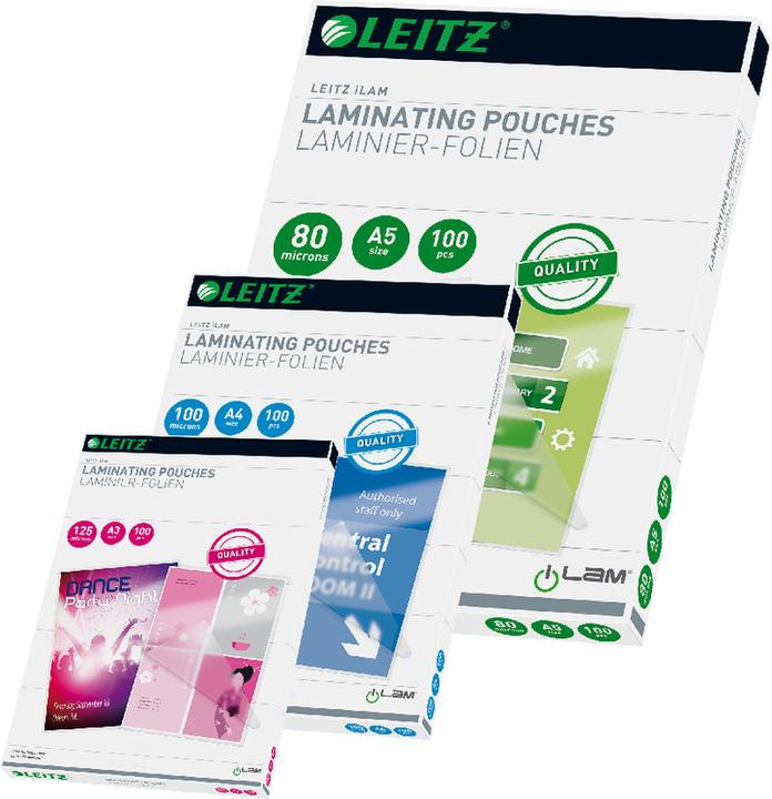 Actual product image Leitz Laminating pouch (A4, 100 Piece, 250 µm)