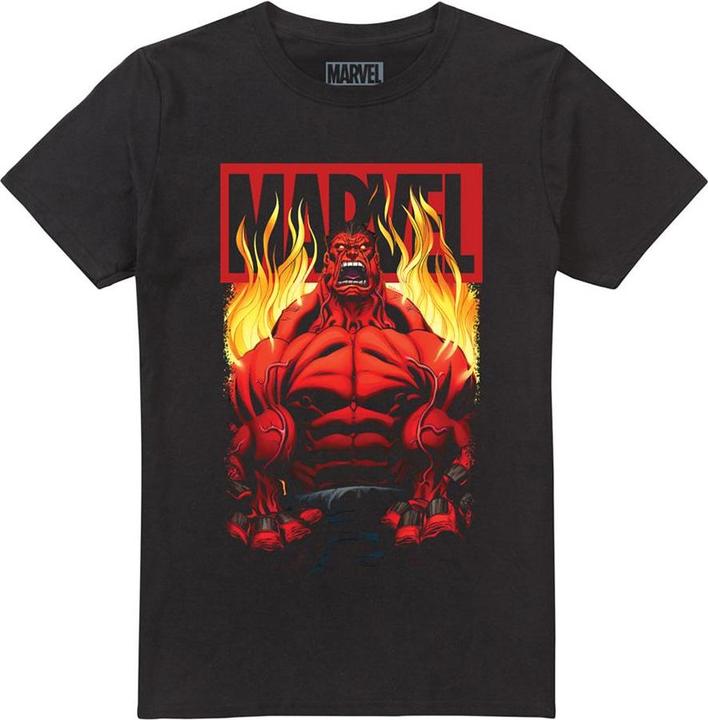 Immagine prodotto Maglietta Hulk Rosso Fuoco Uomo (4XL)