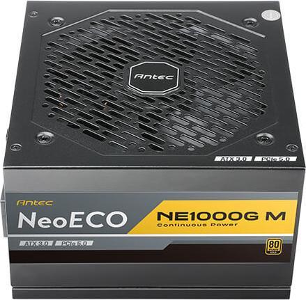 Image du produit Antec Bloc d'alimentation NE1000G M EC ATX3.0 Modulaire (1000W) 80+ Gold retail (1000 W)